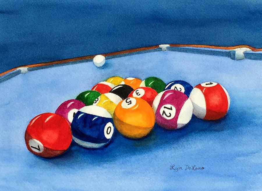 Billiards... Painting by Lyn DeLano