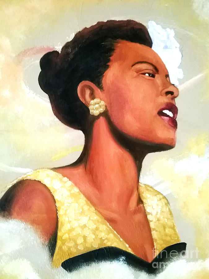 Billie Holiday Painting by Joyce Hayes