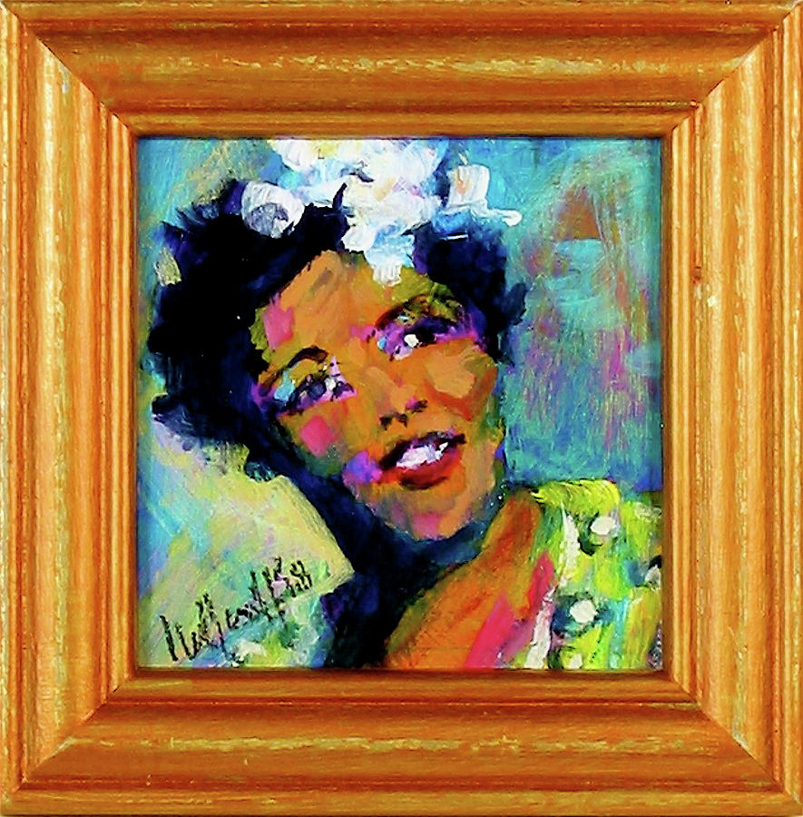 Billie Holiday Painting by Les Leffingwell
