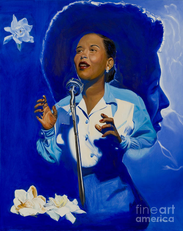 Billie Holiday Painting by Loretta McNair - Fine Art America