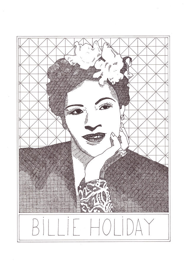 Billie Holiday Portrait Drawing By Benjamin G Fine Art America 2197