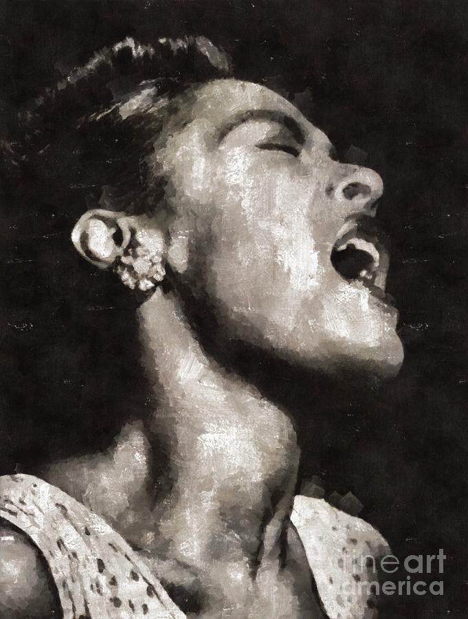 Billie Holiday, Singer Painting by Esoterica Art Agency
