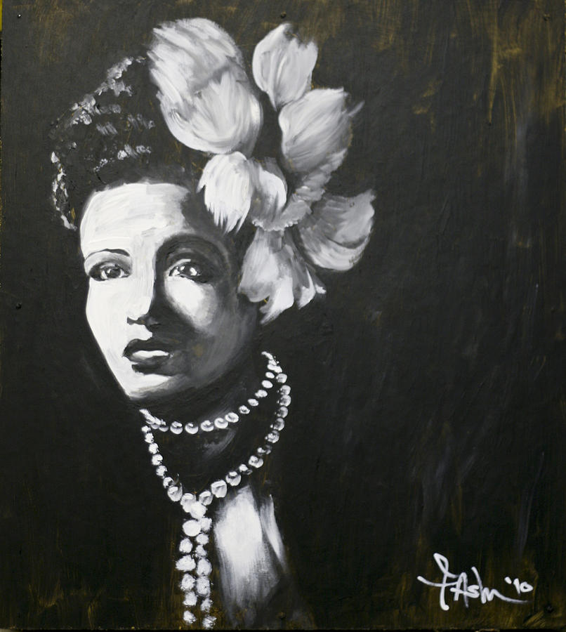 Billie Holliday Painting by Aaron Vickery