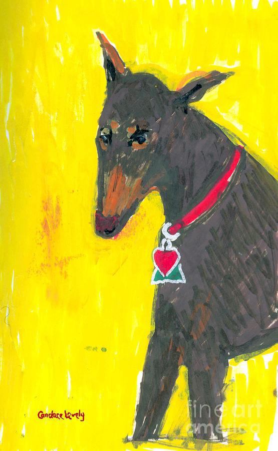 Bills Dog Rebel Painting by Candace Lovely
