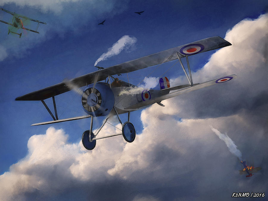 Billy Bishop - WWI Ace Pilot Digital Art by Ken Morris