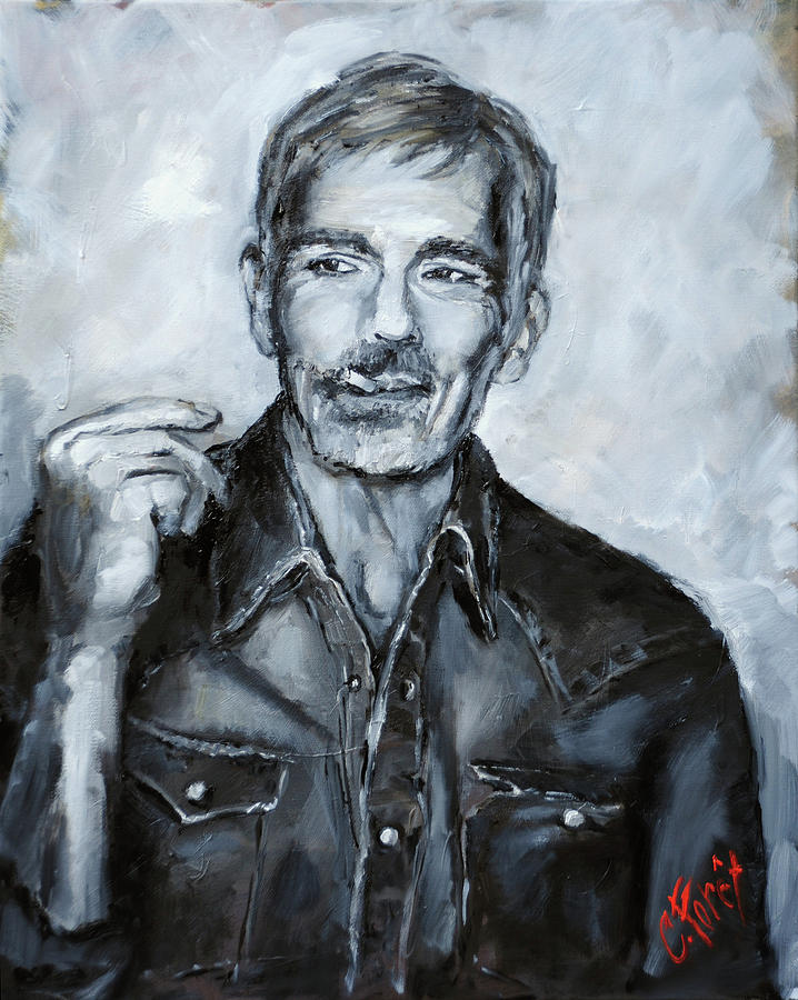 Billy Bob Thornton Painting by Carole Foret