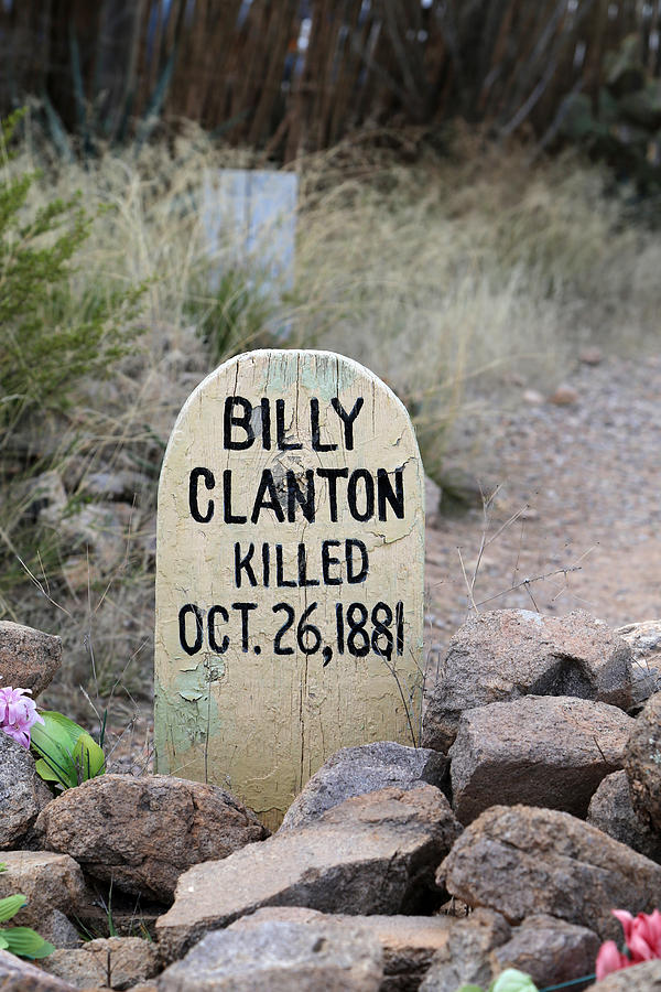 Billy Clanton Boot Hill Photograph by Mary Bedy