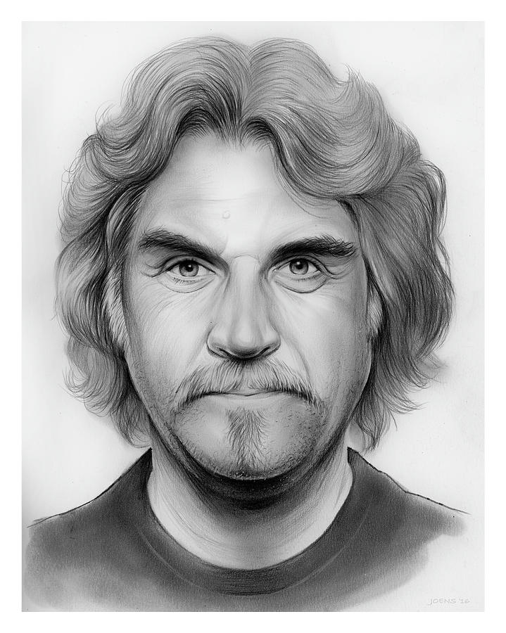 Billy Connolly Drawing by Greg Joens