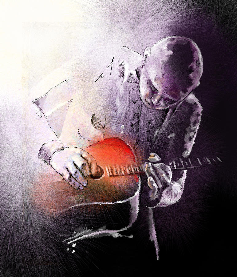 Billy Corgan Painting by Miki De Goodaboom