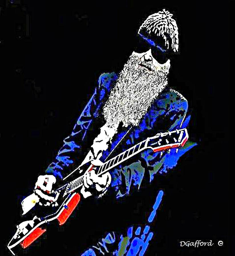 Billy Gibbons Painting By Dave Gafford