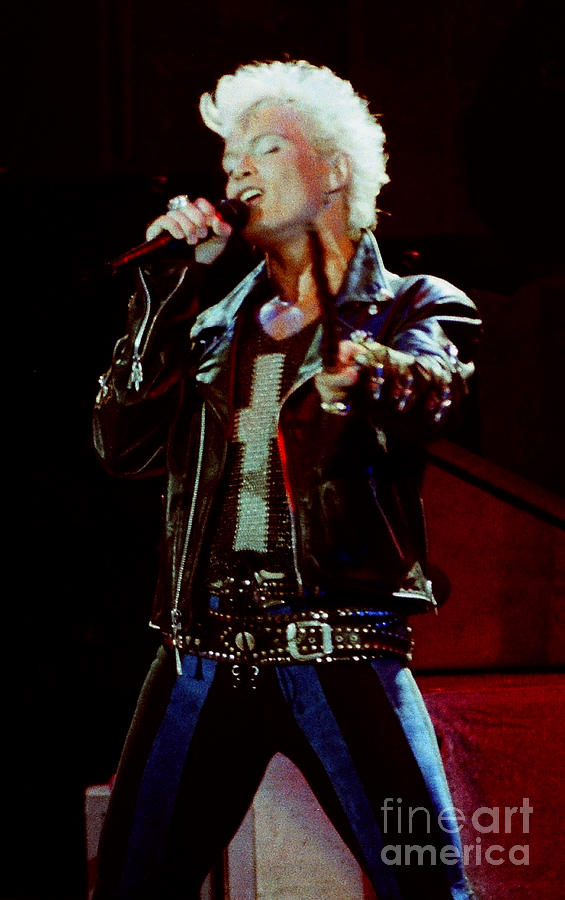 Billy Idol Photograph - Billy Idol 90-2323 by Gary Gingrich Galleries