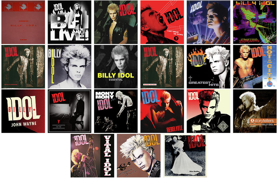 Billy Idol Mixed Media - Billy Idol by Smart Aviation Billy Idol Mixed Media - Billy Idol by Smart Aviation