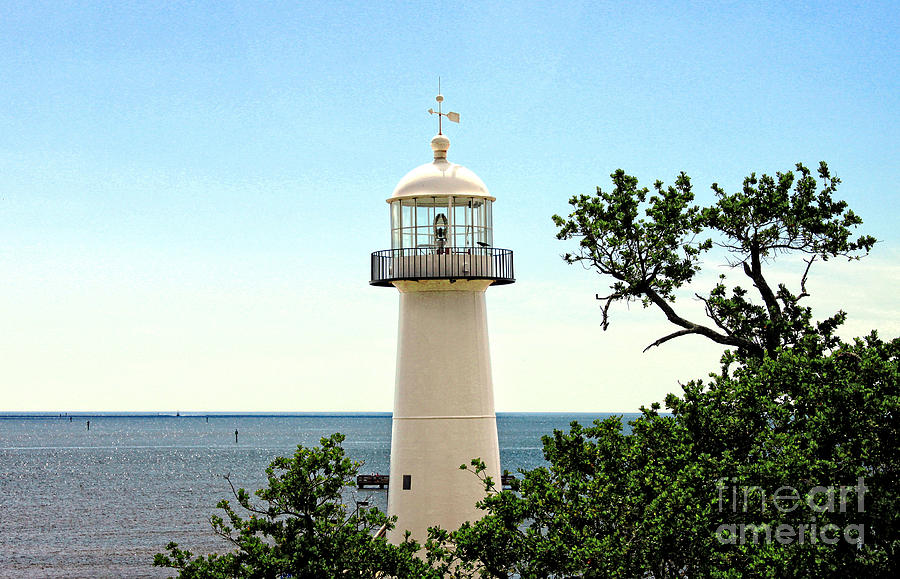 Biloxi Lighthouse 104MX Photograph by Earl Johnson