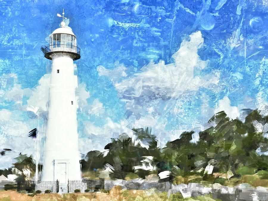 Lighthouse Photograph - Biloxi Lighthouse by Scott Crump Lighthouse Photograph - Biloxi Lighthouse by Scott Crump