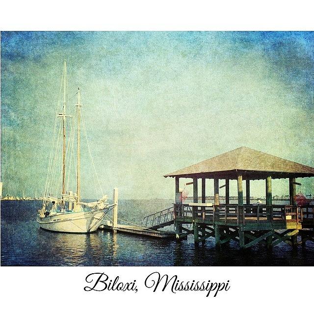 Pier Photograph - Biloxi, Mississippi #biloxi by Joan McCool
