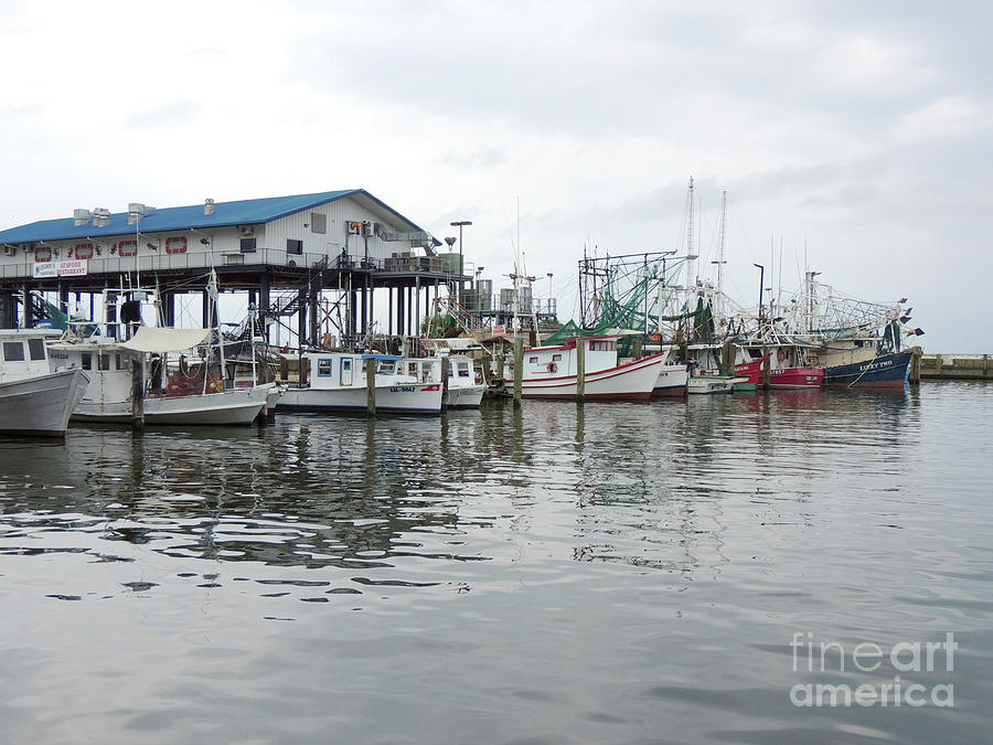 Biloxi Shrimp Boats 1 Photograph