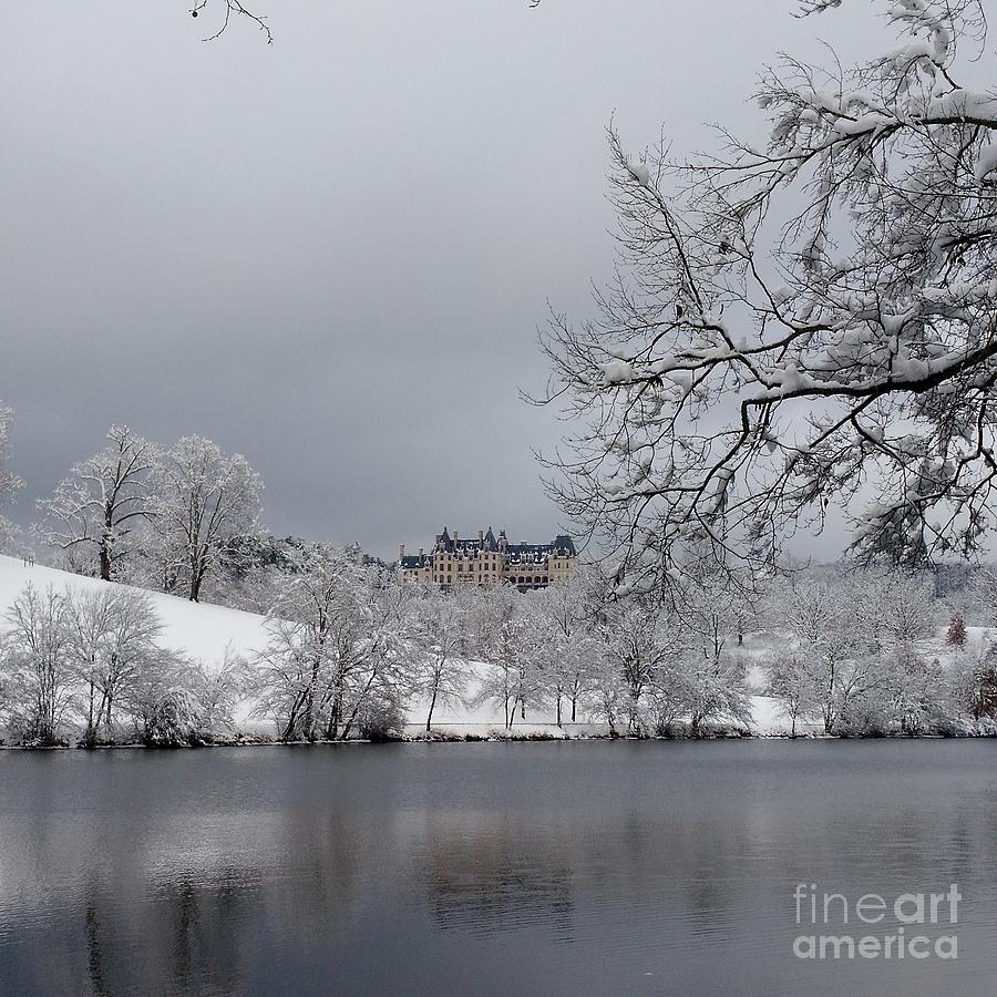Biltmore Estate in Winter Photograph by Anita Adams