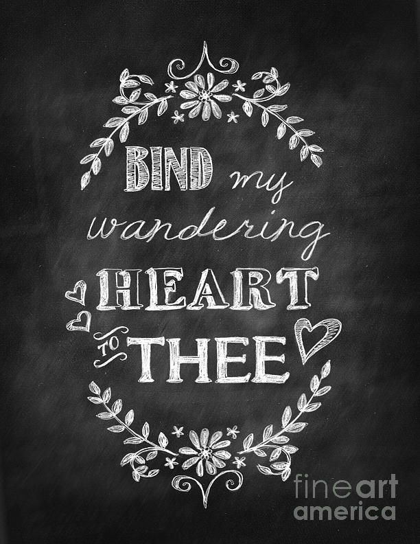 bind my wandering heart to thee meaning