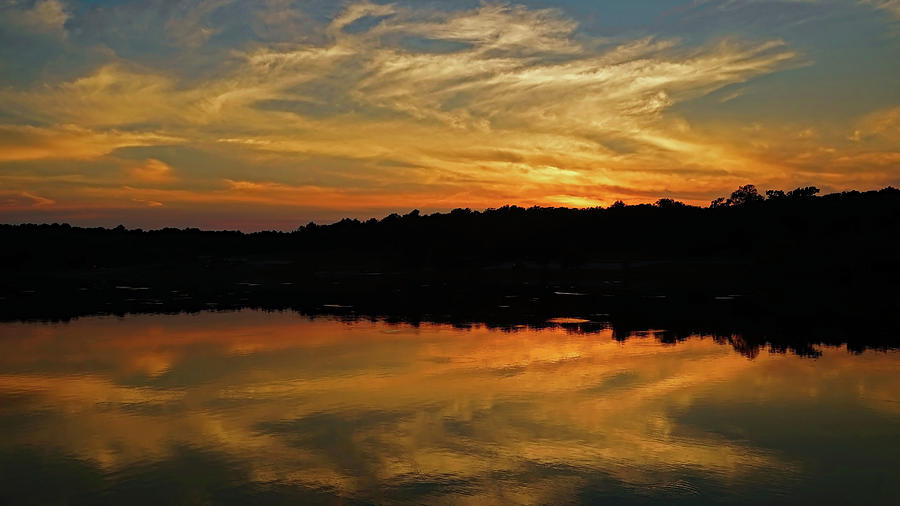 Binder Lake Sunset 8-5-18 Photograph By Greg Boutz - Fine Art America