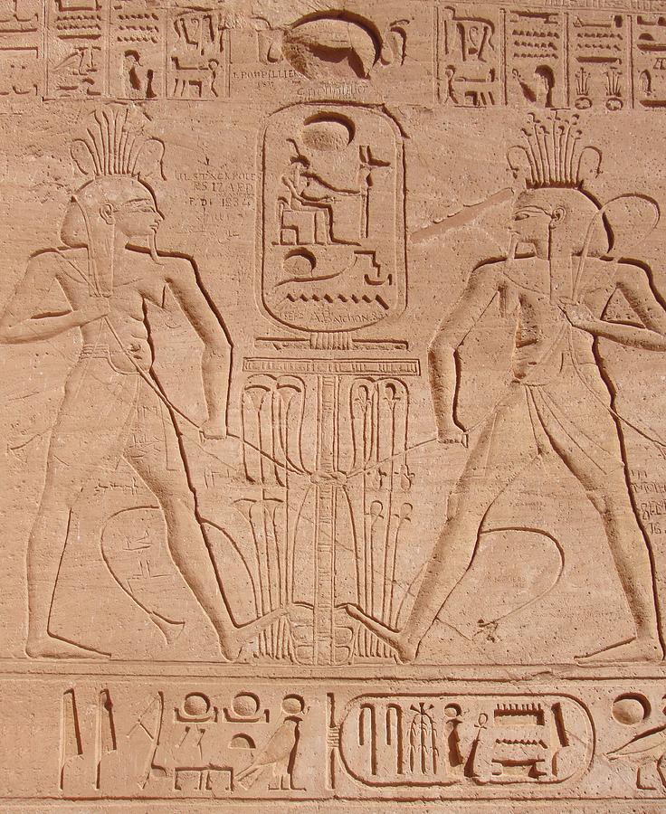 Binding the Sema for Ramesses II Photograph by Richard Deurer