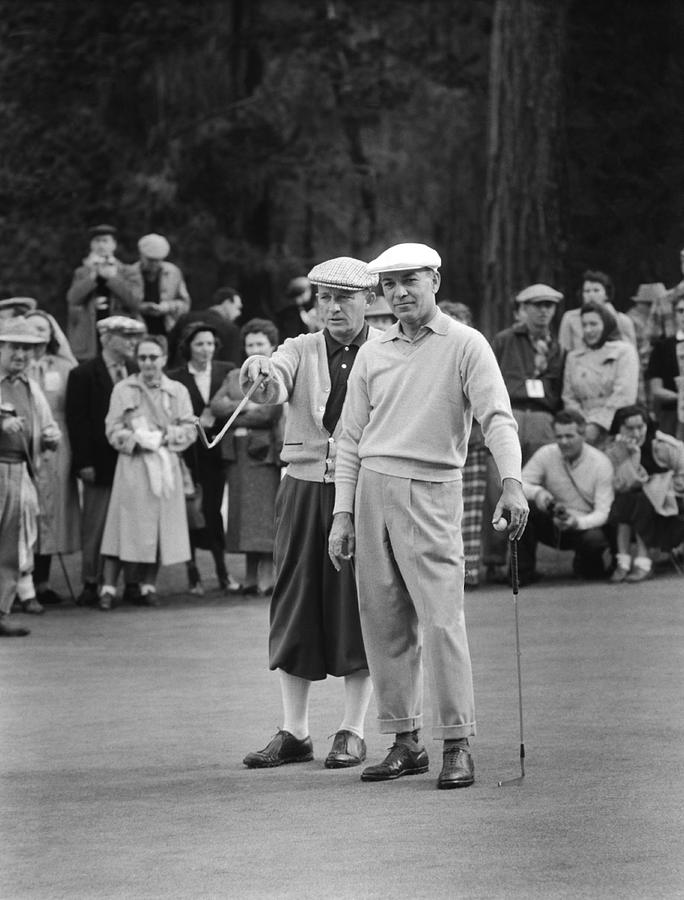 Bing Crosby and Ben Hogan Photograph by Underwood Archives