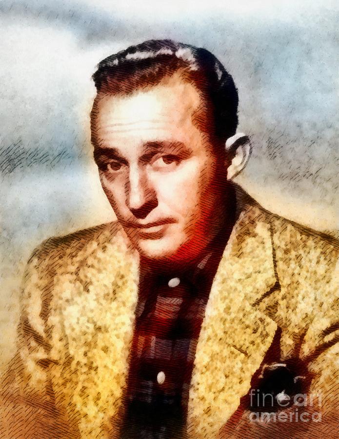 Bing Crosby, Hollywood Legend By John Springfield Painting