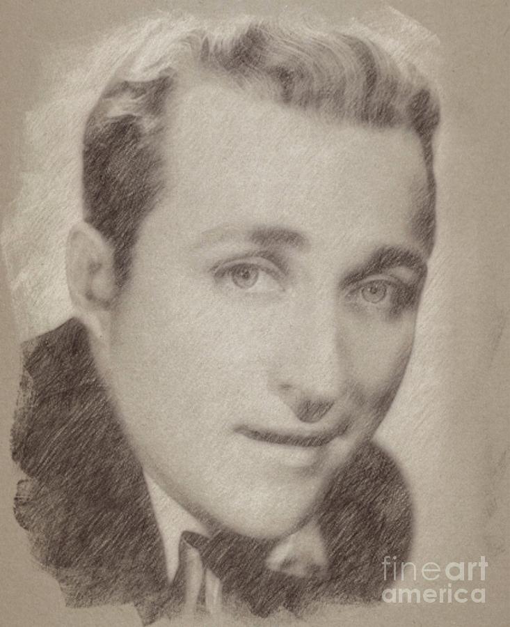 Bing Crosby, Singer And Actor Drawing