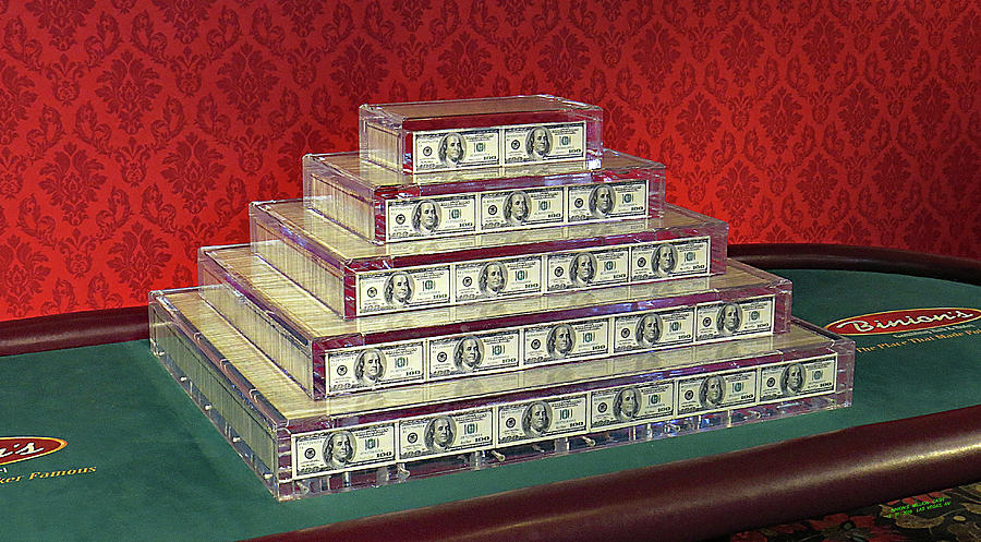 Cash Photograph - Binions  Million  Cash by Carl Deaville