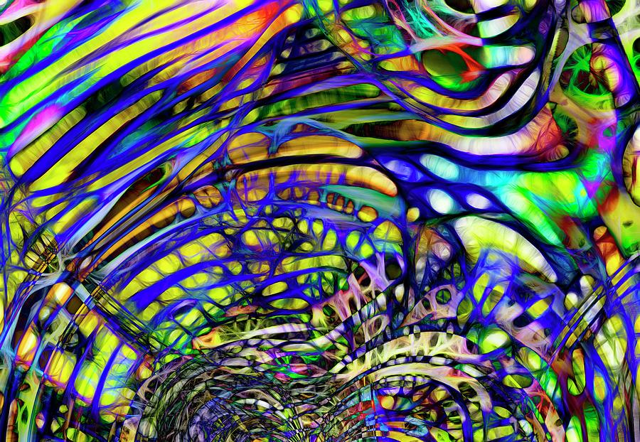 Biodiverse Interconnect Digital Art by Richard Thomas - Pixels