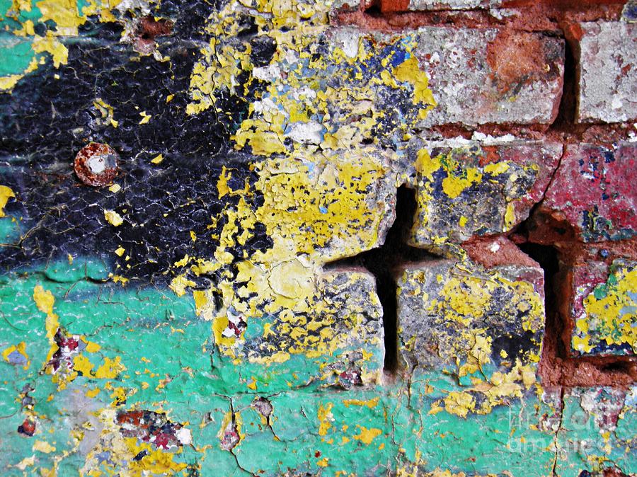 Brick Photograph - Biography of a Wall 1 by Sarah Loft