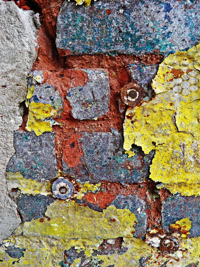 Brick Photograph - Biography of a Wall 11 by Sarah Loft