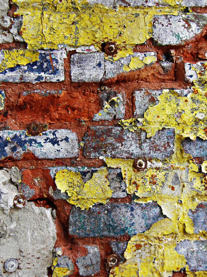 Brick Photograph - Biography of a Wall 8 by Sarah Loft