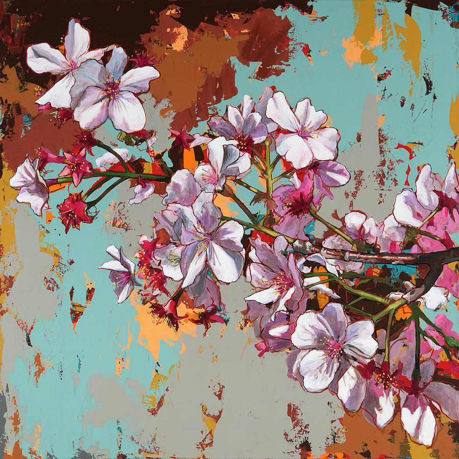 Cherry Blossoms Painting - Biosphere #11 by David Palmer