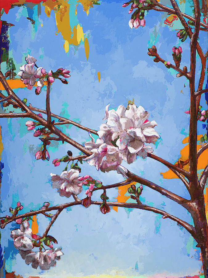 Flower Painting - Biosphere #6 by David Palmer