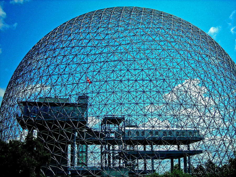 Architecture Photograph - Biosphere Montreal by Juergen Weiss