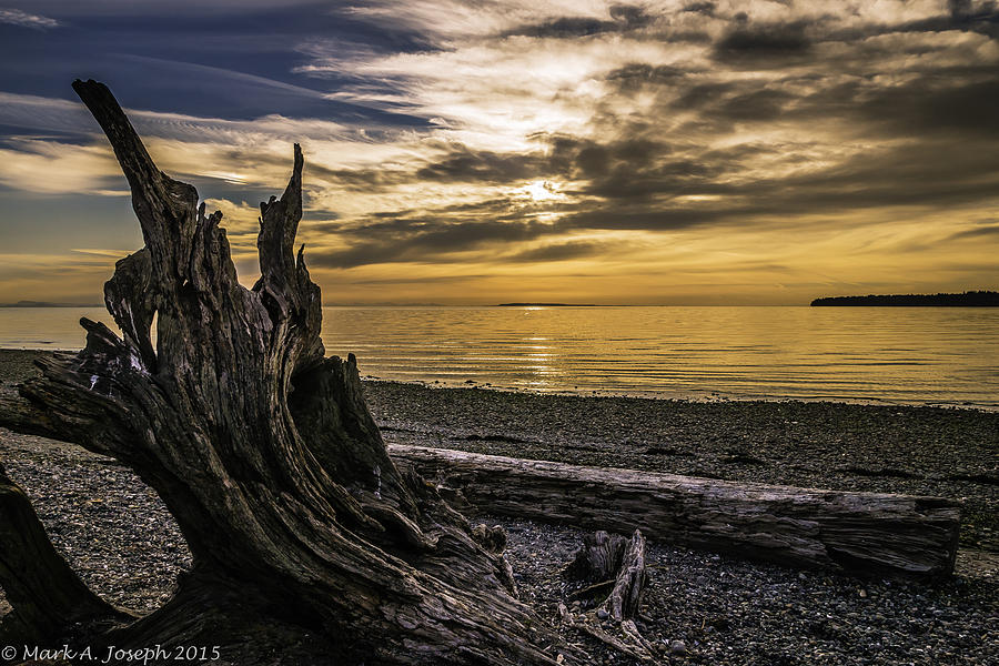 Birch Bay Sunset 2 Photograph by Mark Joseph