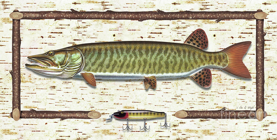 Birch Musky Painting by JQ Licensing