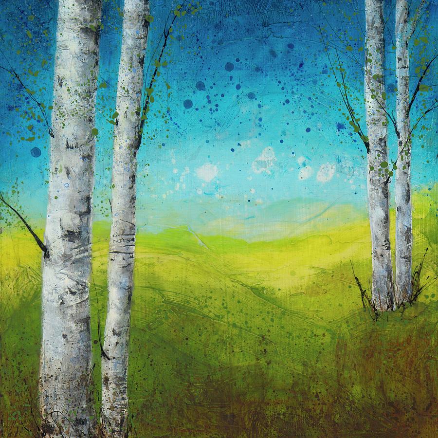 Birches In Green by Brenda O'Quin Birches In Green by Brenda O'Quin