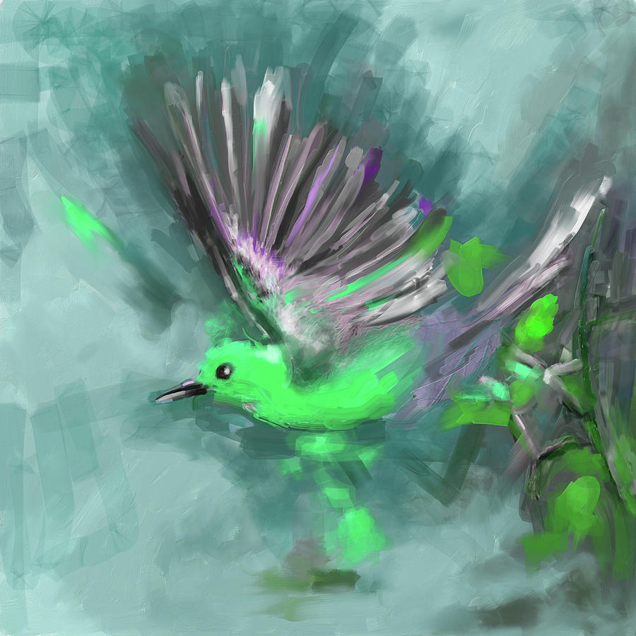 Bird 1 654 2 Painting by Mawra Tahreem