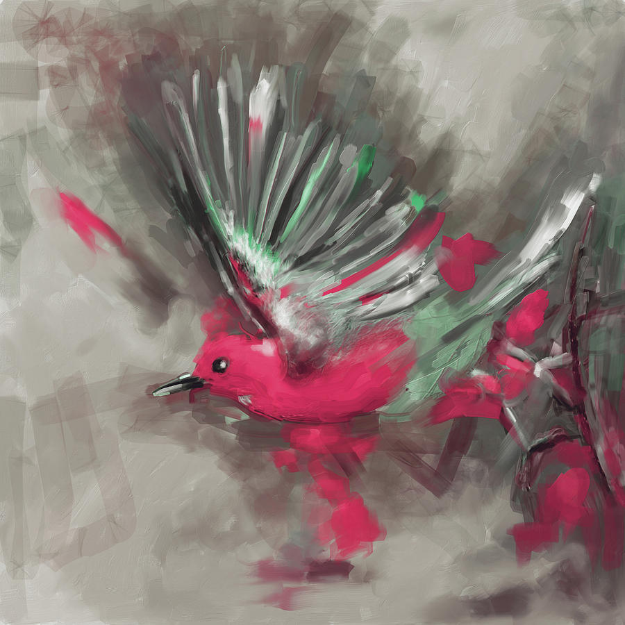 Bird 1 654 4 Painting by Mawra Tahreem
