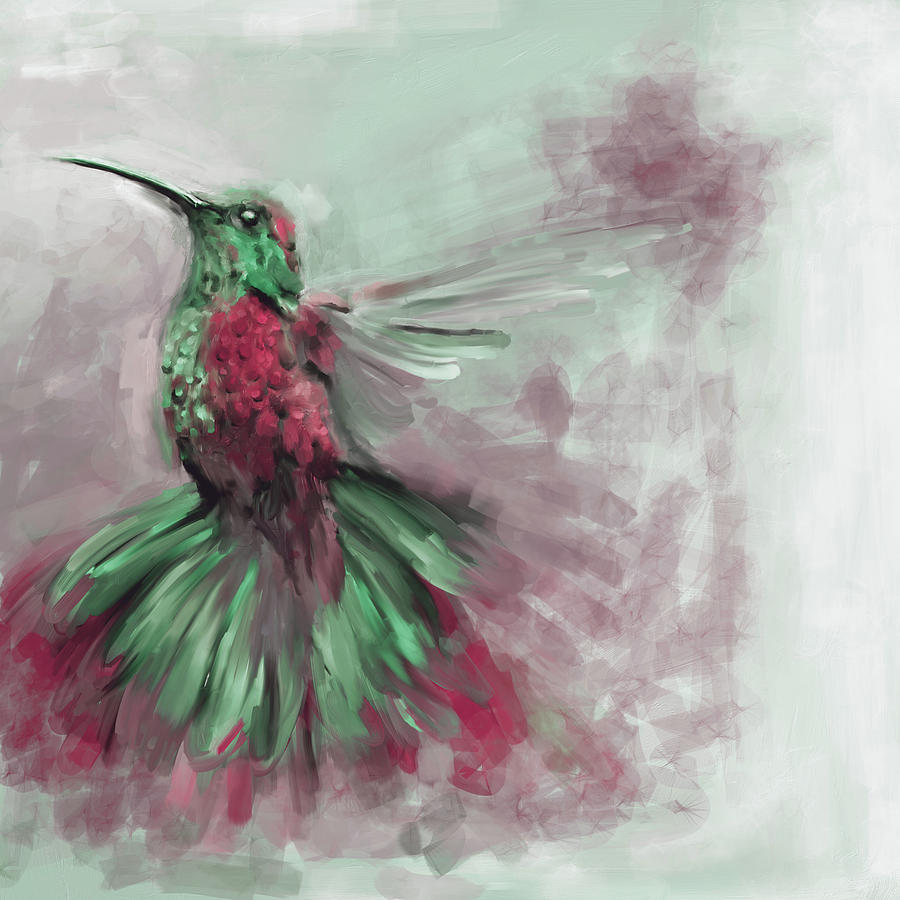 Bird 3 656 4 Painting by Mawra Tahreem