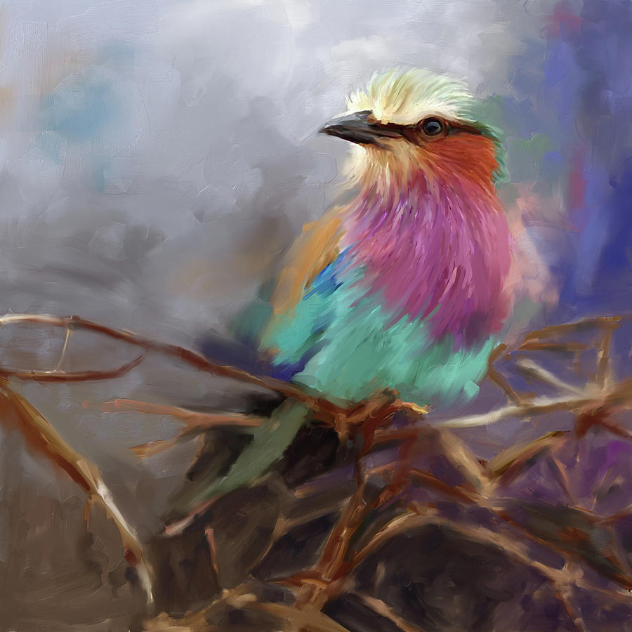 Bird 4 657 1 Painting by Mawra Tahreem