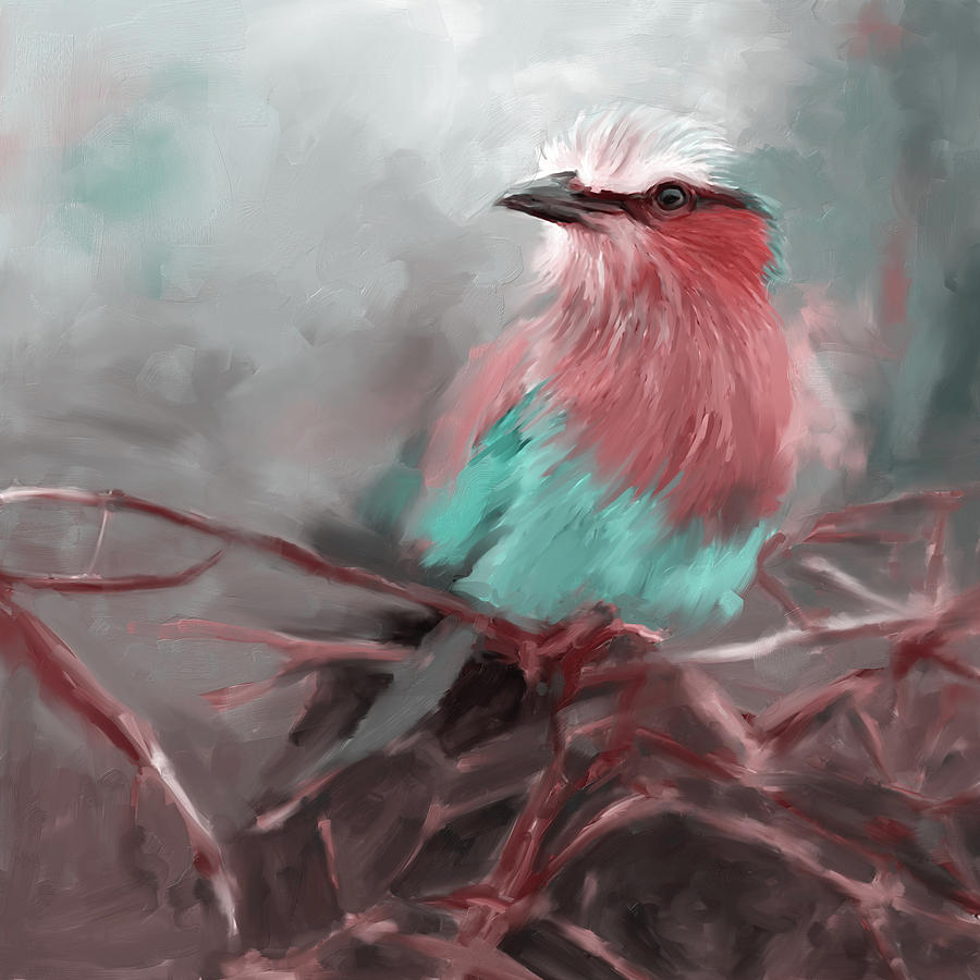 Bird 4 657 3 Painting by Mawra Tahreem