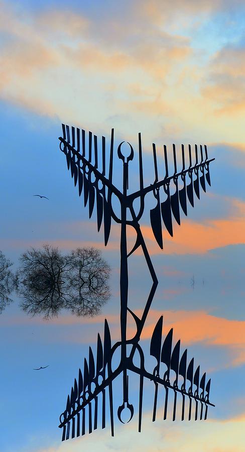 Bird And Clouds Four  Digital Art by Lyle Crump