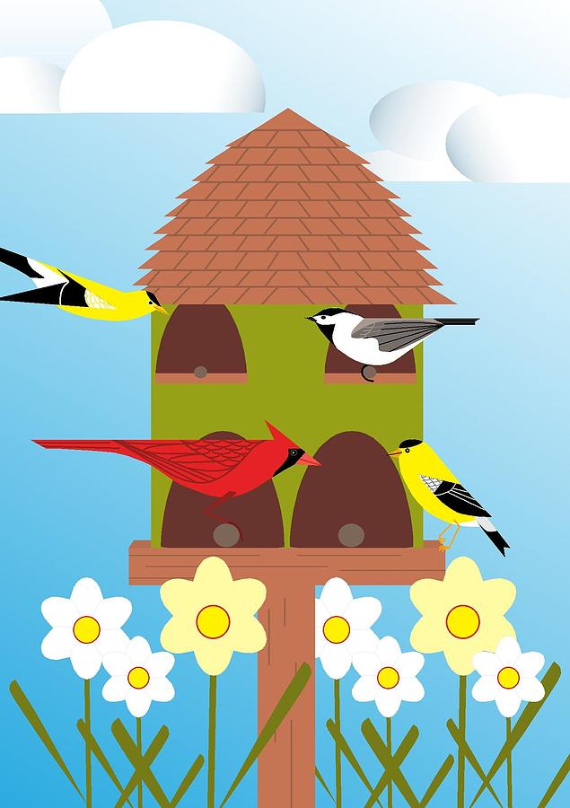 Bird Feeder by Marie Sansone Bird Feeder by Marie Sansone
