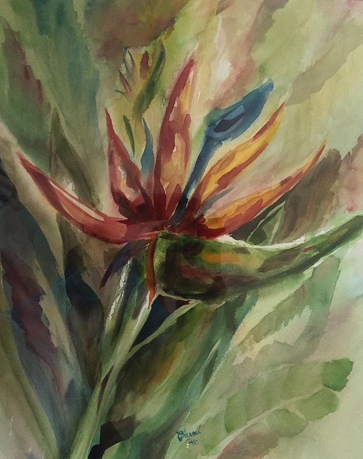Bird of Paradise Painting by Charme Curtin