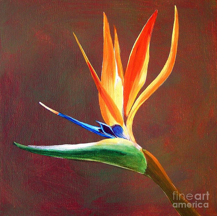 Bird of Paradise Painting by Patricia Piffath