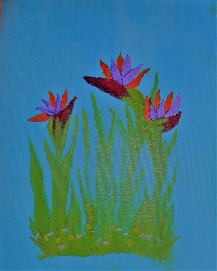 Bird of Paradise Tropical Plant Trio by Rosie Foshee Bird of Paradise Tropical Plant Trio by Rosie Foshee