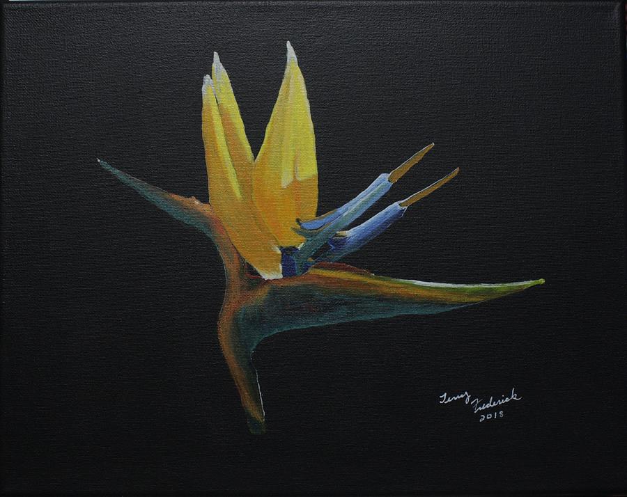 Bird of Paradise Painting by Terry Frederick