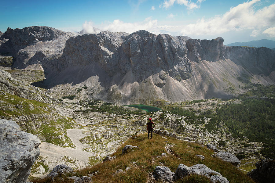 Triglav National Park valley from high perspective Photograph by Blaz ...